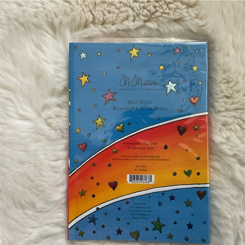 Inspirational Starry Self-Stick Removable Note Follo